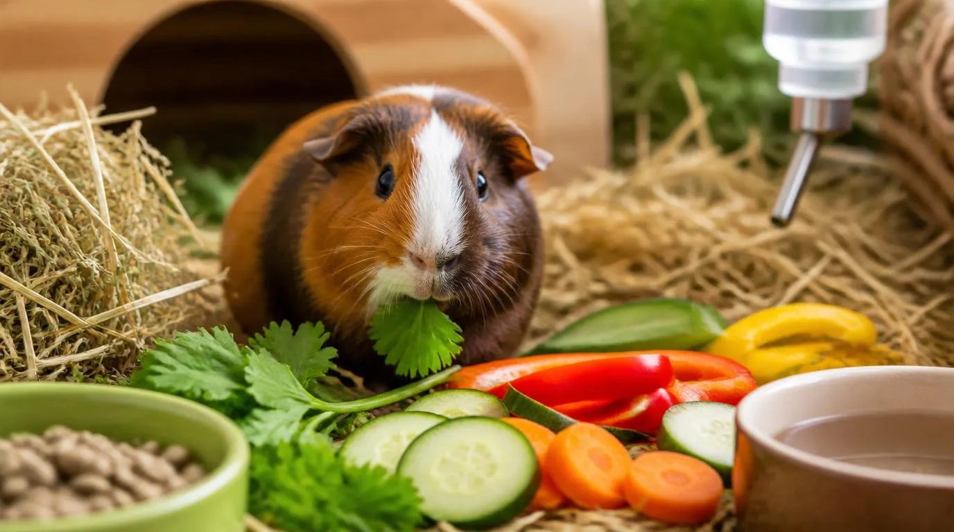 Balanced guinea pig meal